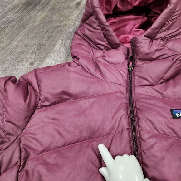 Patagonia Womens XS Hi-Loft Down Sweater Hoody Parka Goose Down Puffer Jacket - Picture 9 of 15